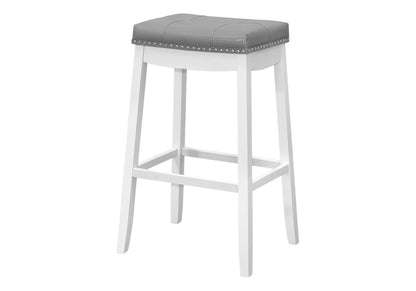 Comfortable Bar Stool, Bar Height, Saddle Seat, Transitional (Set of 2)