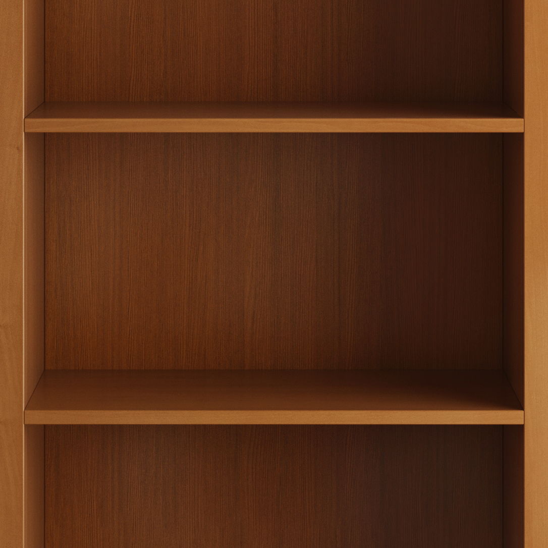 Amherst - 5 Shelf Bookcase - Light Golden Brown