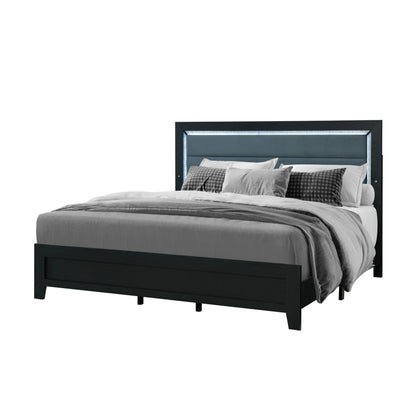 Carlos - Modern Design Bed With LED