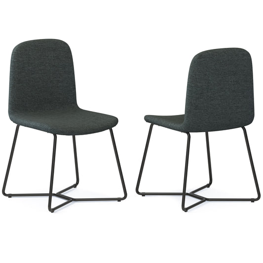 Wilcox - Dining Chair (Set of 2) - Charcoal Gray