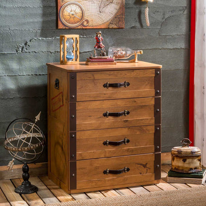 Pirate - 4 Drawer Chest - Brown