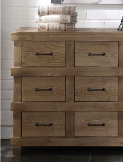 Adams - Anqtique Dresser - Brown Oak