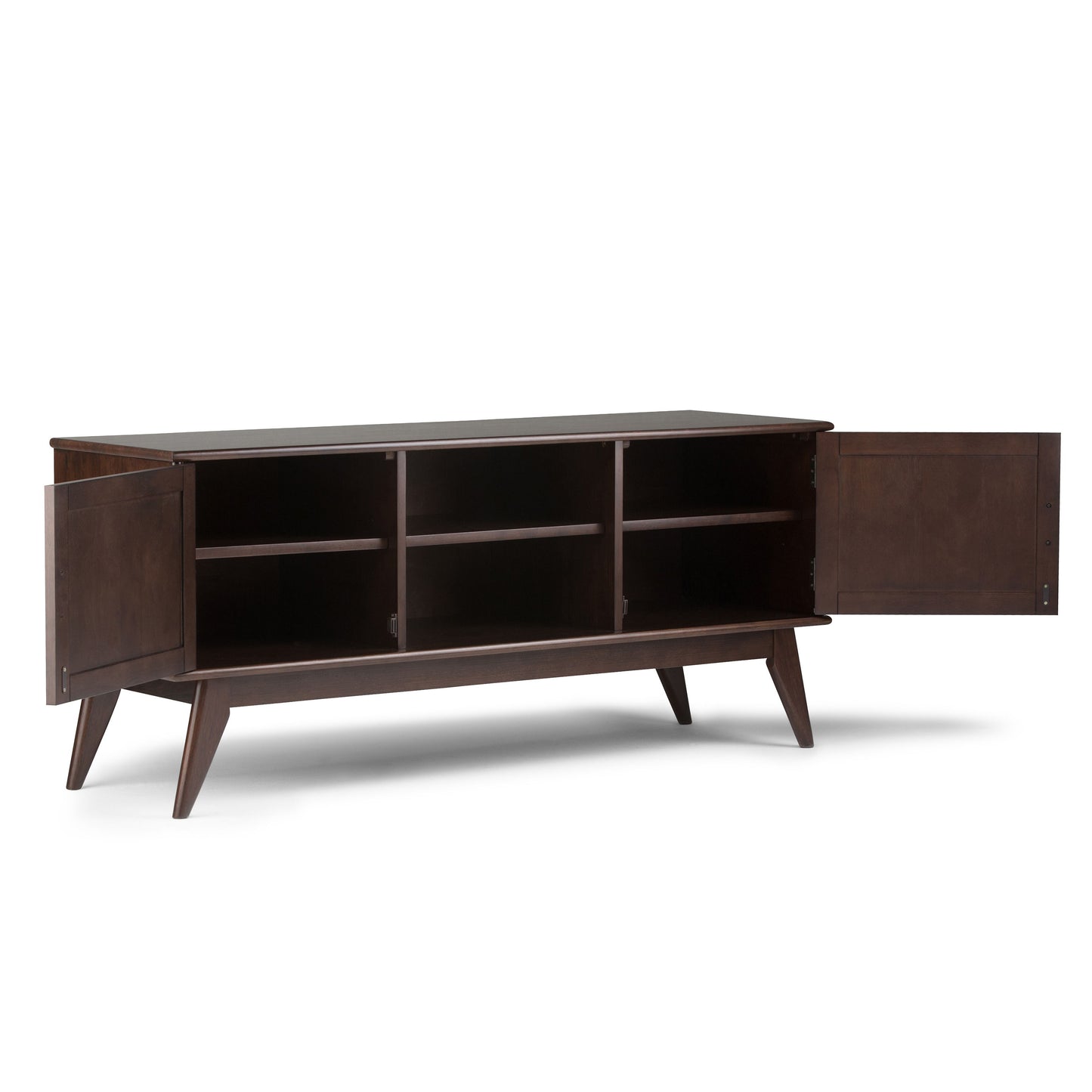 Draper - Handcrafted Mid Century Low TV Media Stand