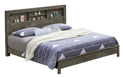 Bed With Transitional Design Stylish