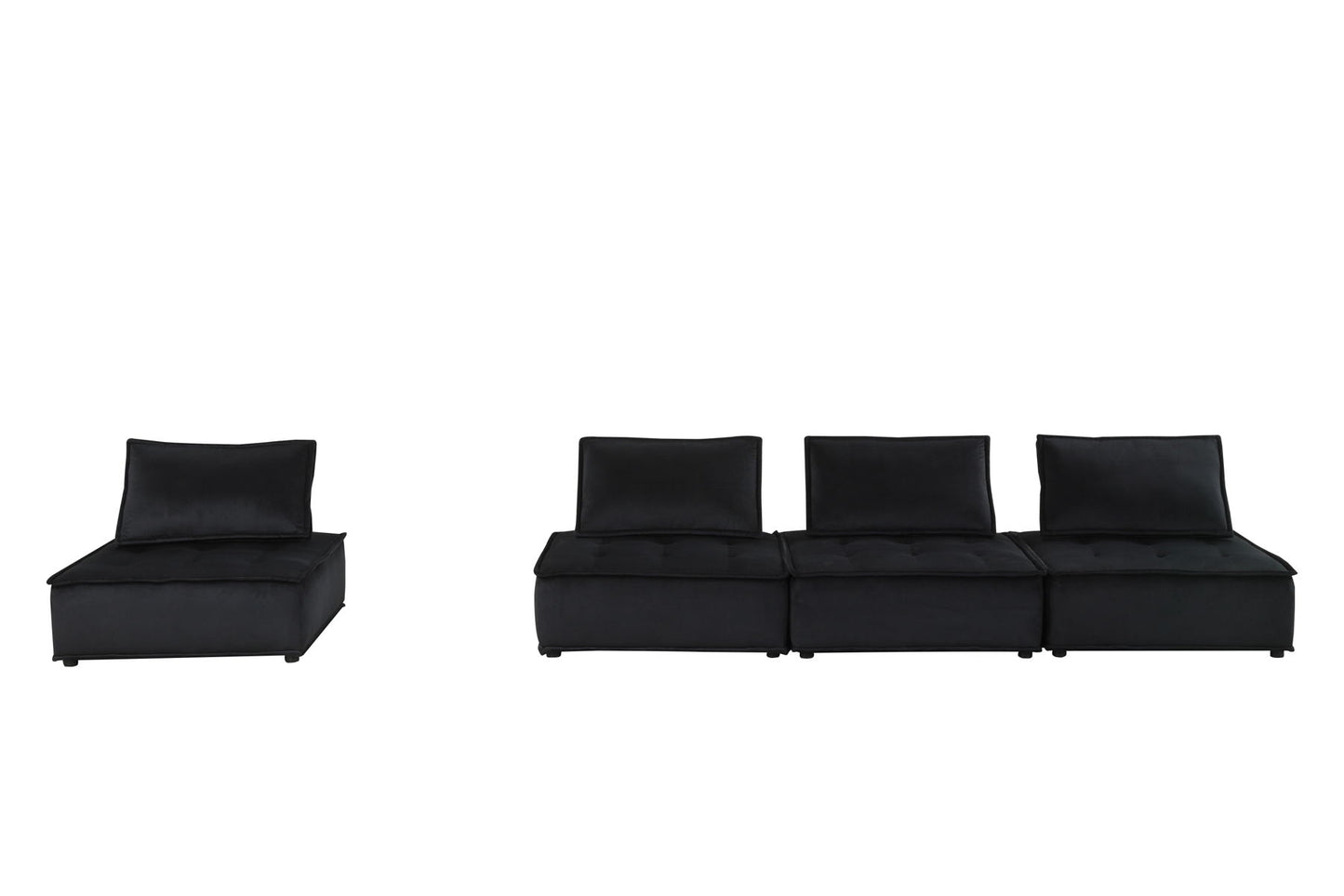 Anna - Stylish Sectional Sofa Ottoman