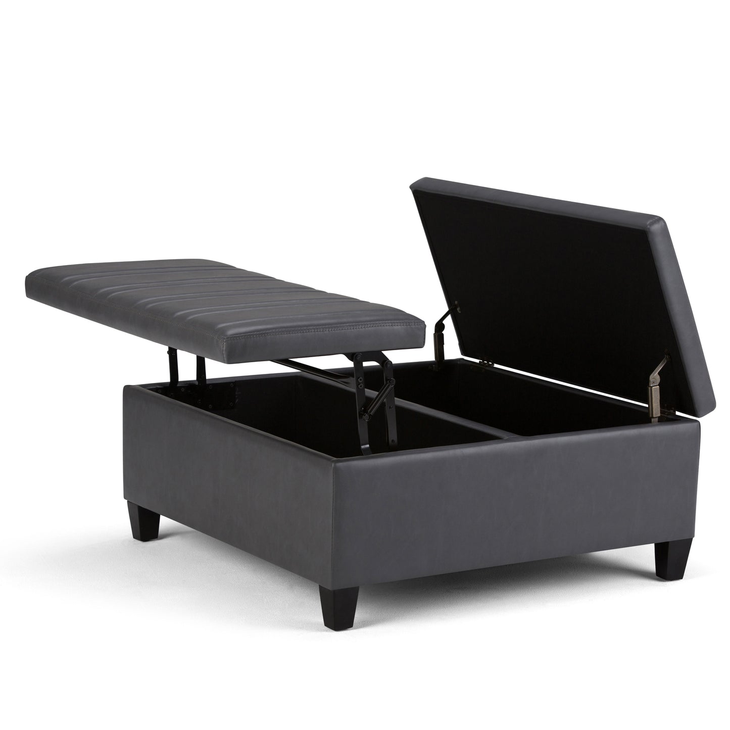 Ellis - Coffee Table Storage Ottoman Contemporary Design