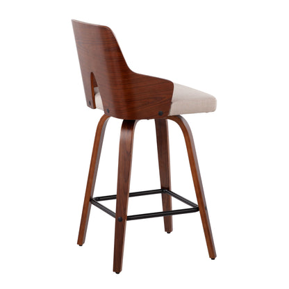 Ariana - Mid Century Modern Counter Stool (Set of 2)