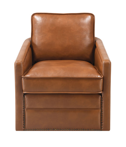 Rocha - Leather Aire Swivel Chair With Glider