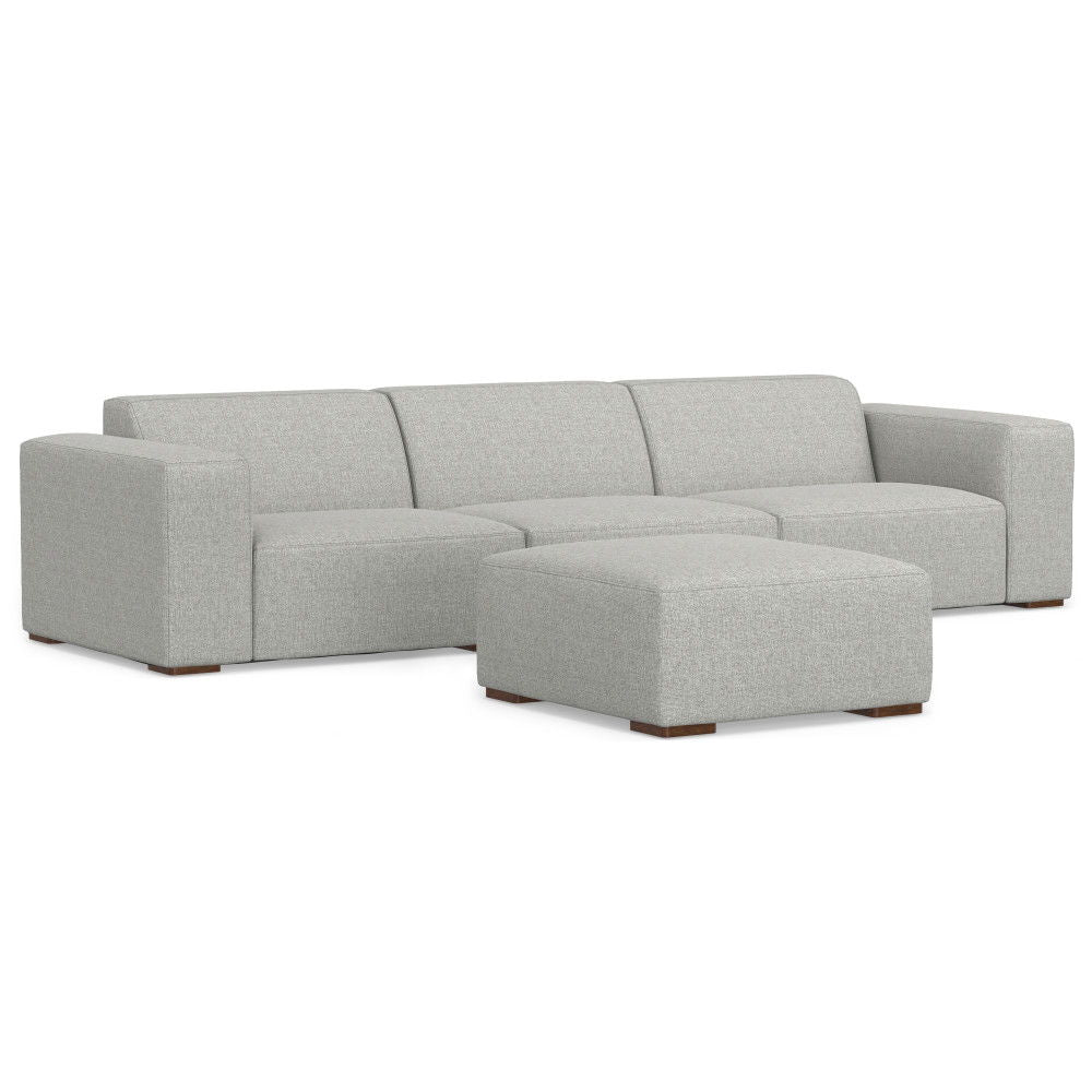 Rex - Handcrafted Sectional Sofa And Ottoman