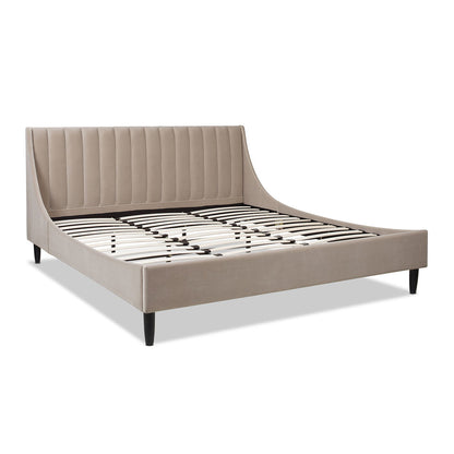 Aspen - Vertical Tufted Modern Headboard Platform Bed Set