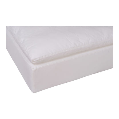 Clay - Ottoman Livesmart Fabric - Cream