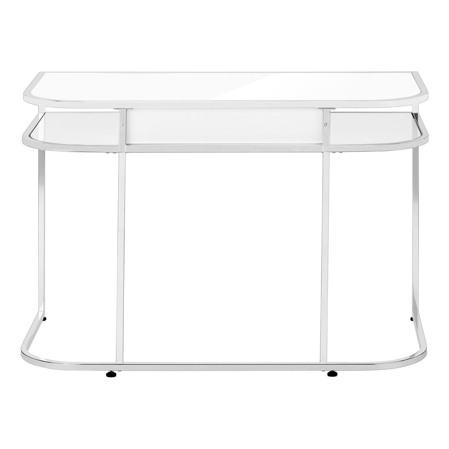 Computer Desk For Home Office, Laptop, Storage Drawers, Contemporary And Modern - White