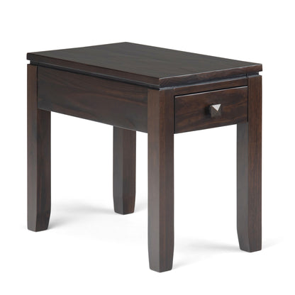 Cosmopolitan - Narrow Side Table - Mahogany Brown