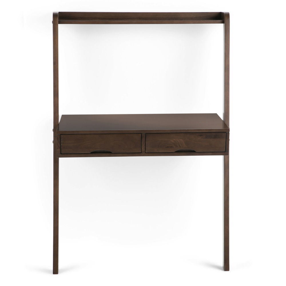 Aleck - Desk - Warm Walnut Brown