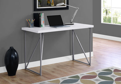 Computer Desk For Home Office Laptop, Contemporary & Modern - White