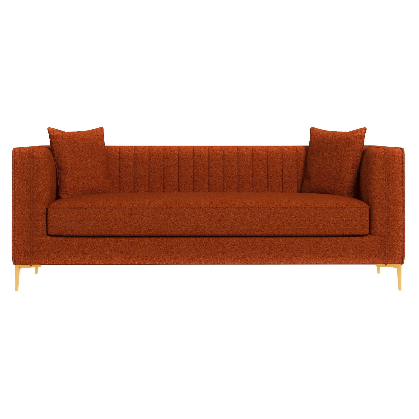 Angelina - Modern Channel Tufted Sofa