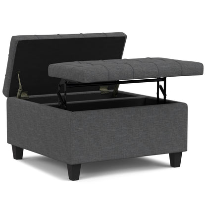 Harrison - Upholstered Coffee Table Storage Ottoman