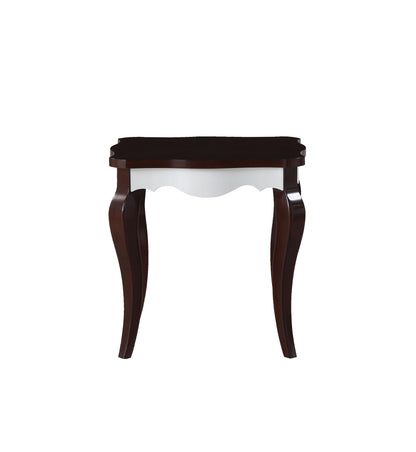 Mathias - End Table - White / Walnut