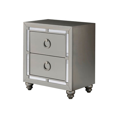 Chloe - Nightstand - Gemstone Silver