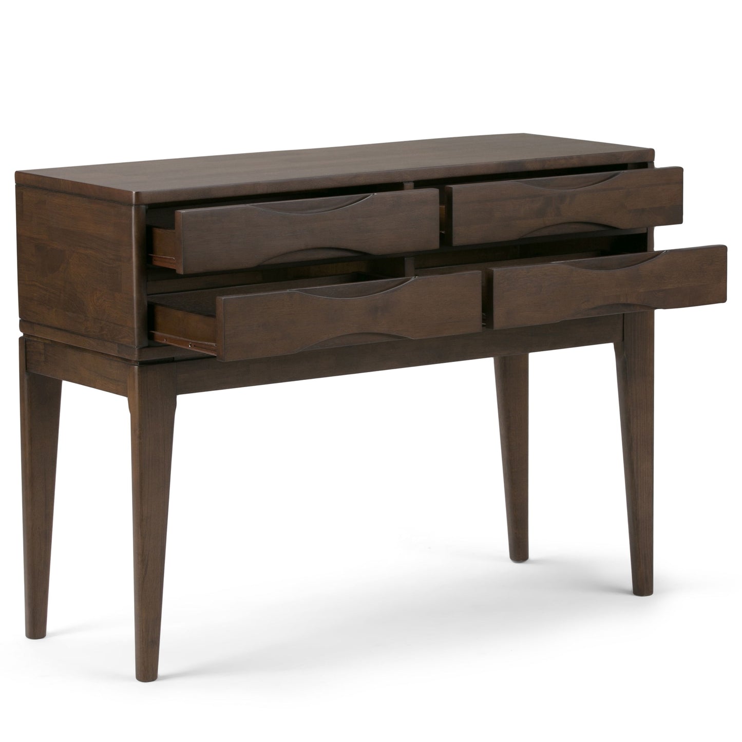 Harper - Hallway Console Table - Walnut Brown