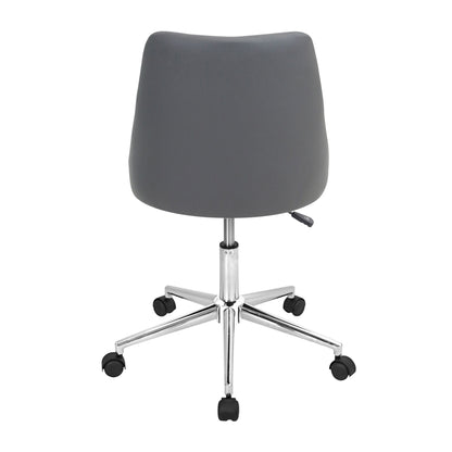 Marche - Contemporary Adjustable Office Chair With Swivel - Gray