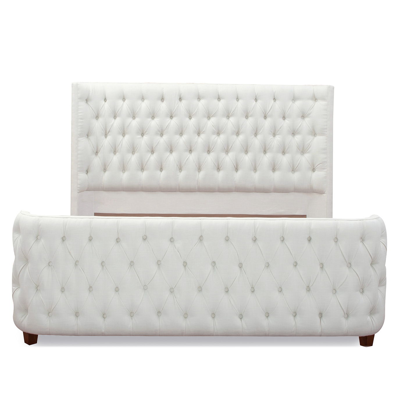 Brooklyn - Tufted Panel Bed Headboard And Footboard Set