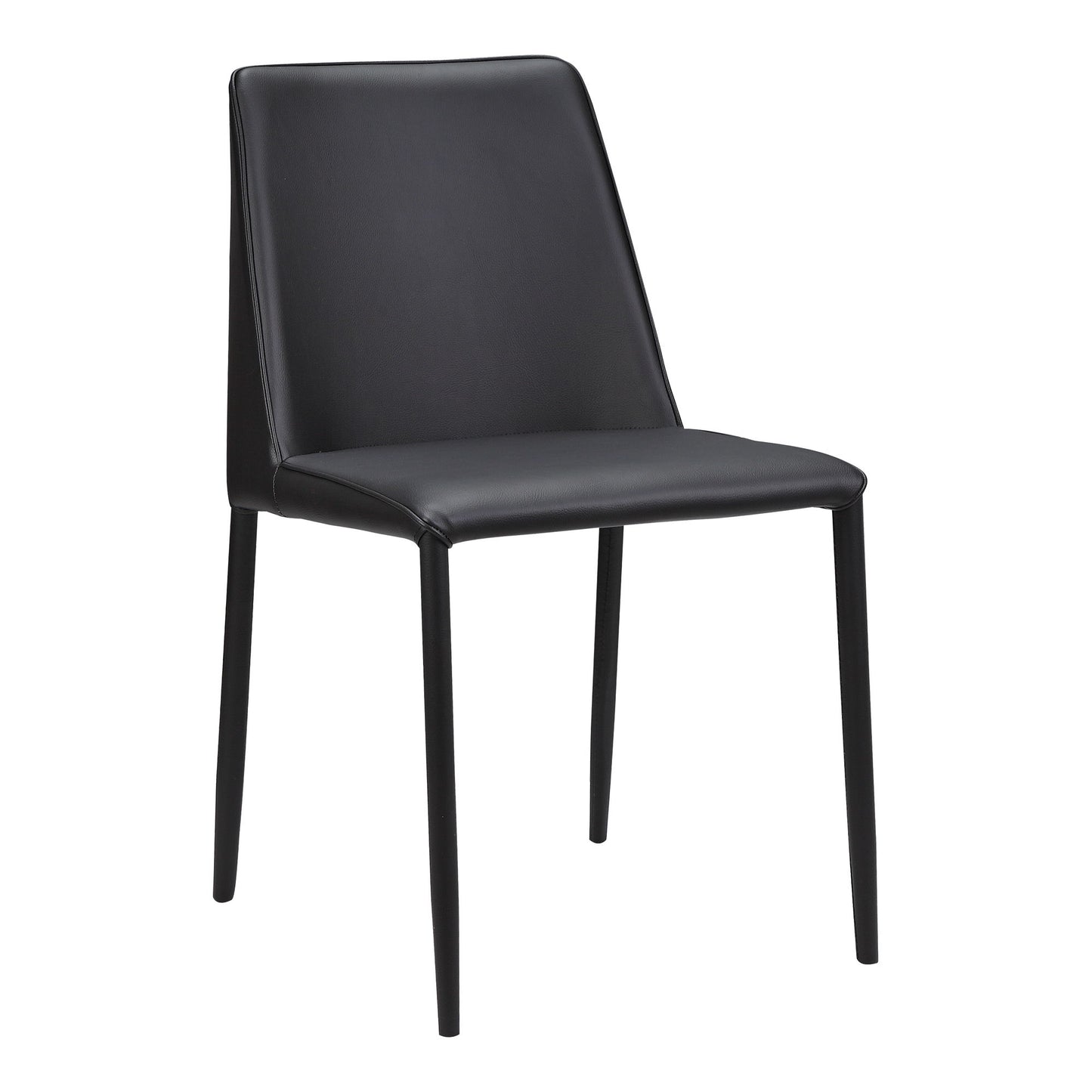 Nora - Dining Chair Chair Vegan Leather (Set of 2) - Black