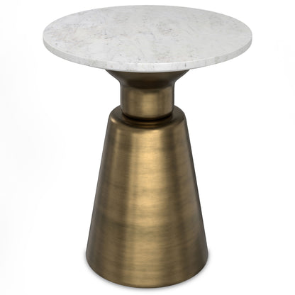 Leyla - Side Table - Antique Brass