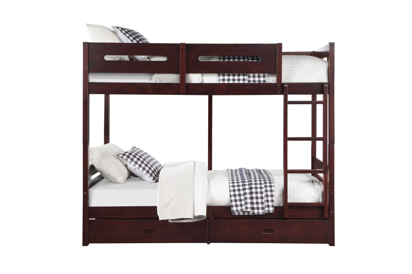 Nissa - Twin Twin Bunk Bed - Espresso