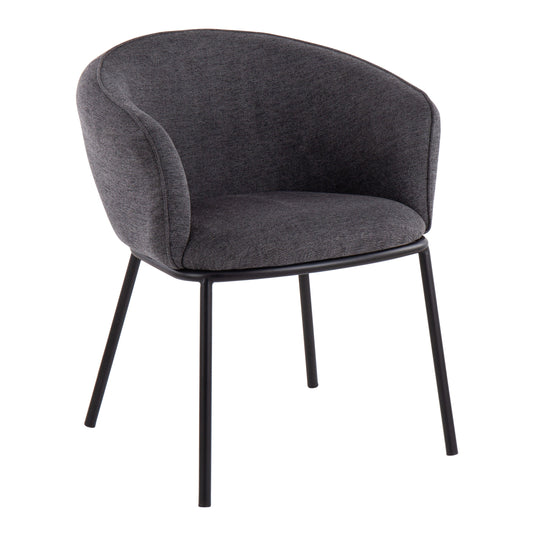 Ashland - Contemporary Chair - Black / Charcoal