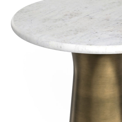 Nicollette - Side Table - Antique Brass