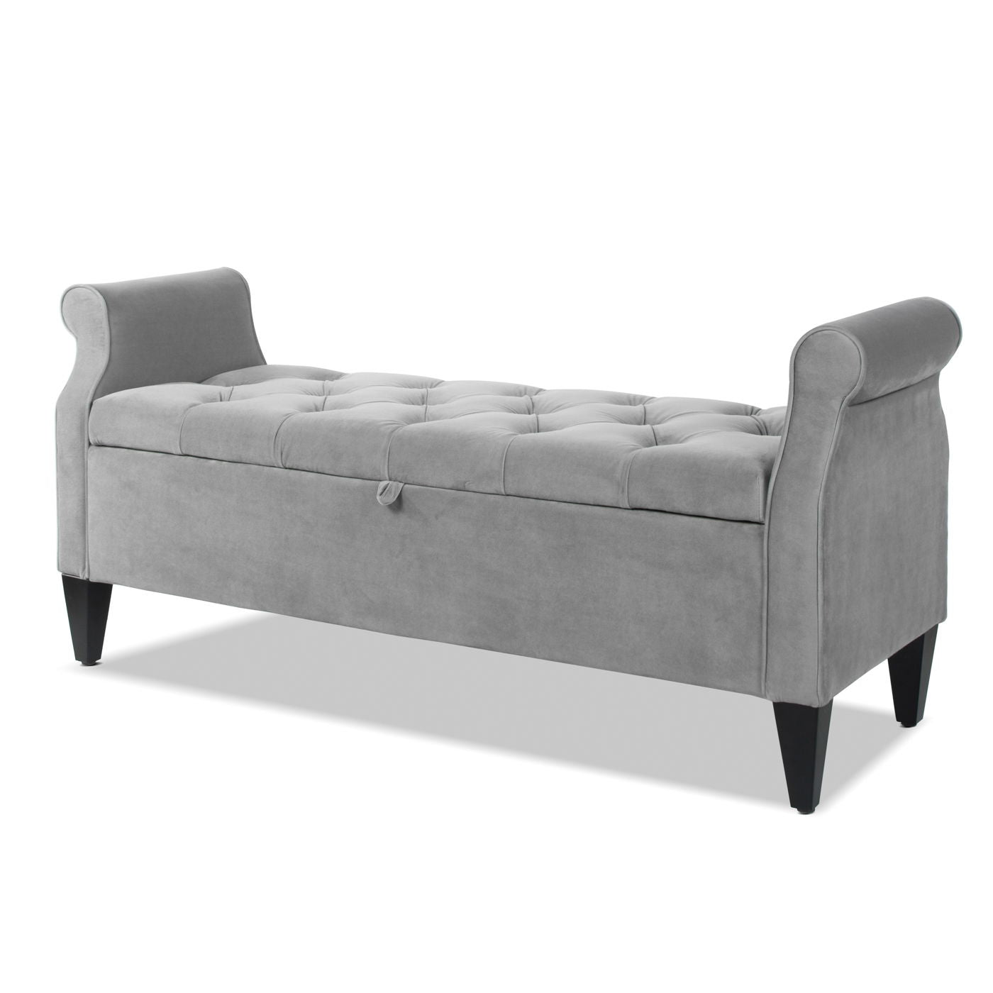 Jacqueline - Tufted Roll Arm Storage Bench