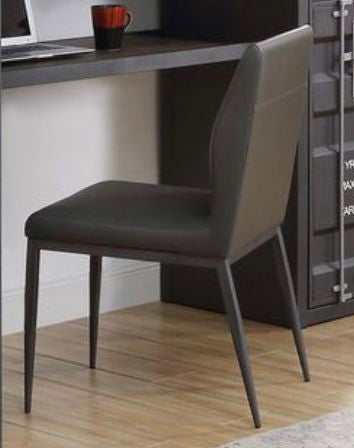 Cargo - Synthetic Leather Chair - Gunmetal