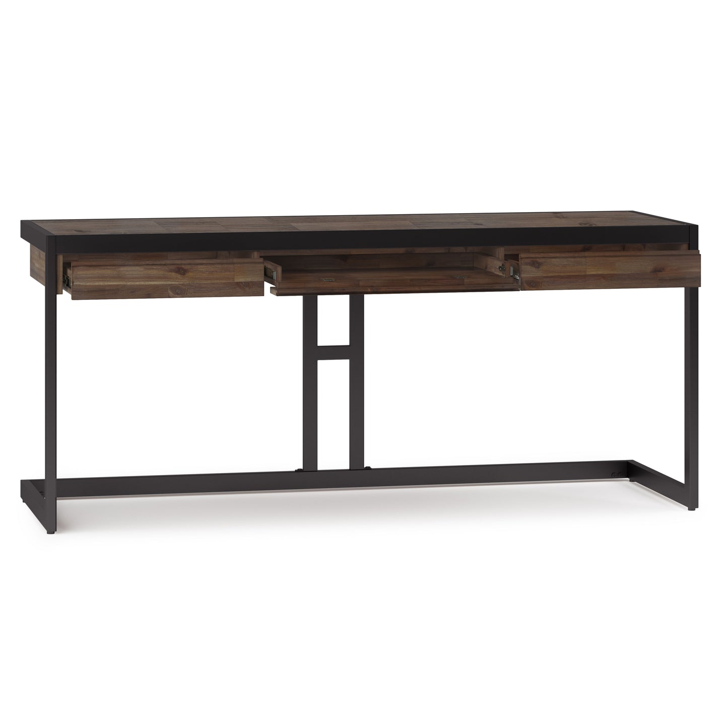 Erina - Large Desk - Rustic Natural Aged Brown