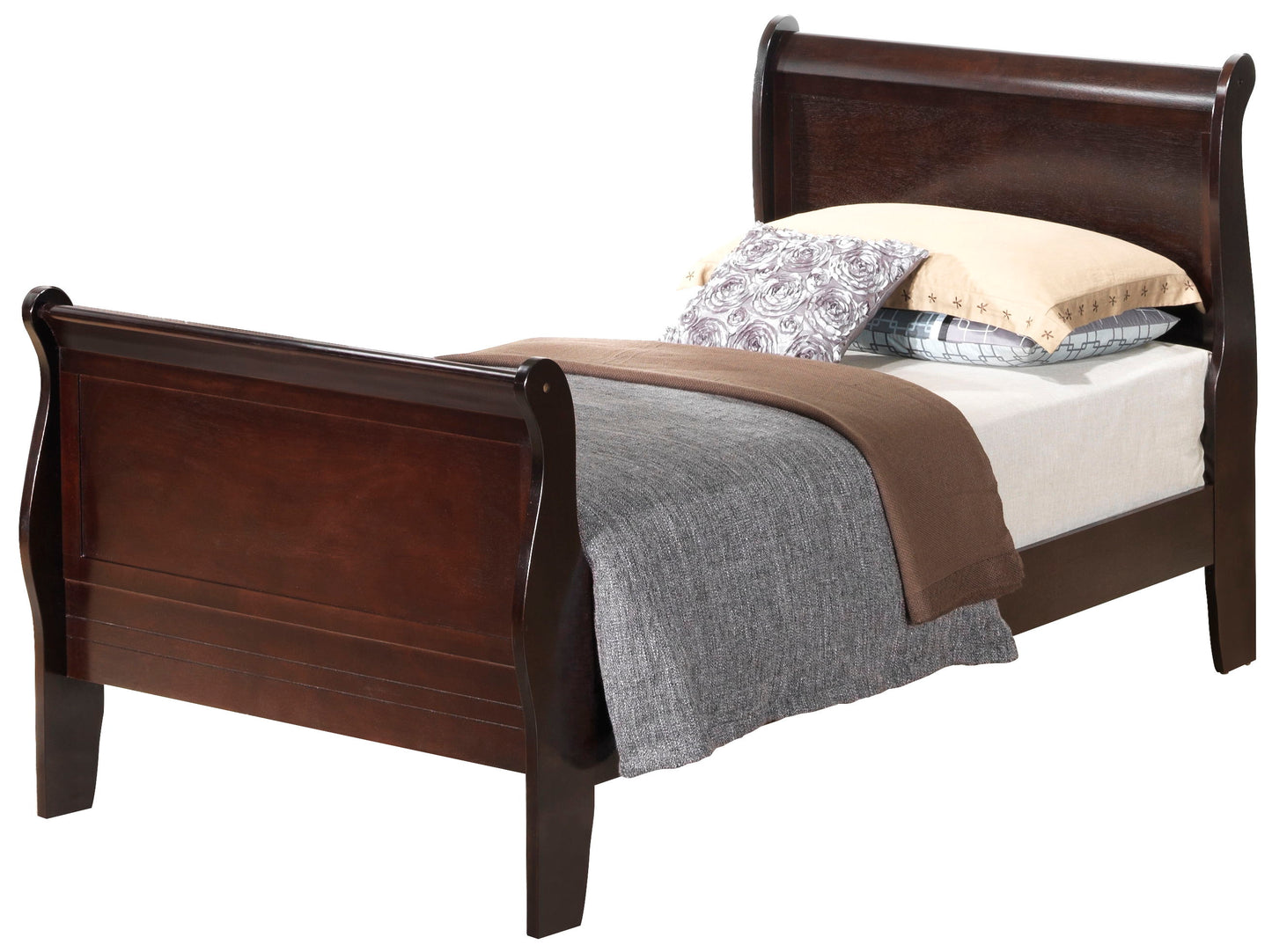 Panel Sleigh Bed