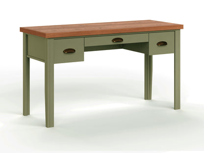 Vineyard - Writing Desk - Sage Green And Fruitwood