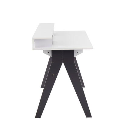 Wishbone - Contemporary Desk - Gray / White