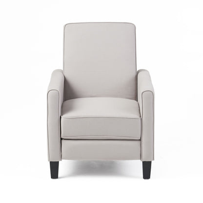 Linen Push Back Chair For Elegant Home