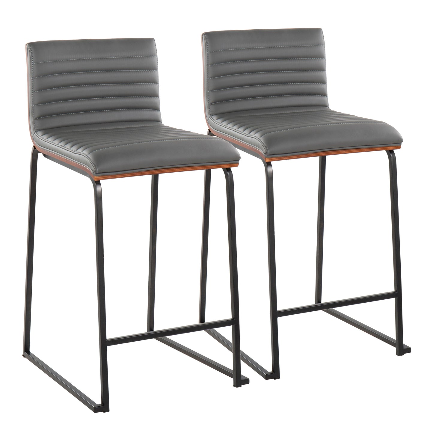 Mason Mara - Contemporary Fixed Height Quality Counter Stool (Set of 2)