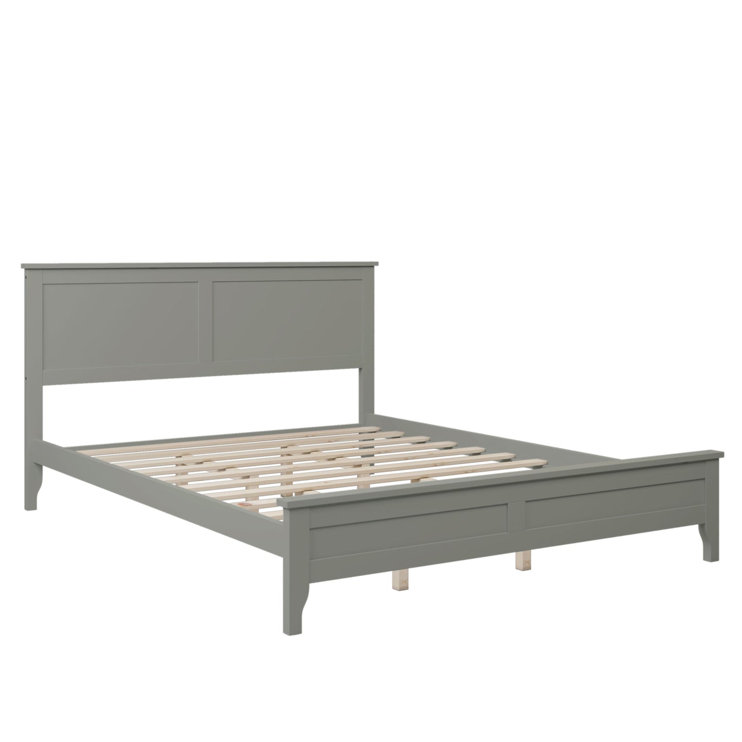 Modern Solid Wood Platform Bed