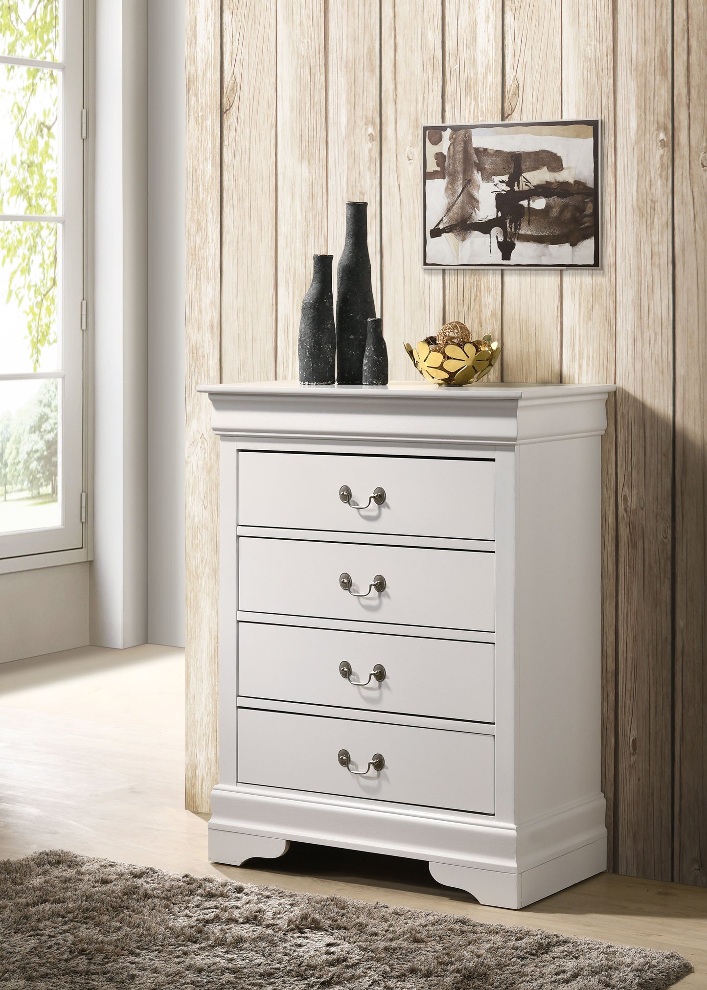 Traditional Style Storage Chest Elegant