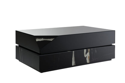 Wenona - Mirrored Coffee Table - Black