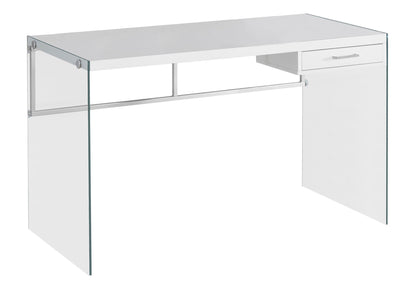 Contemporary Design Computer Desk For Home Office, Storage Drawers