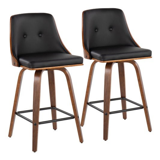 Gianna - Mid Century Modern Counter Stool (Set of 2)