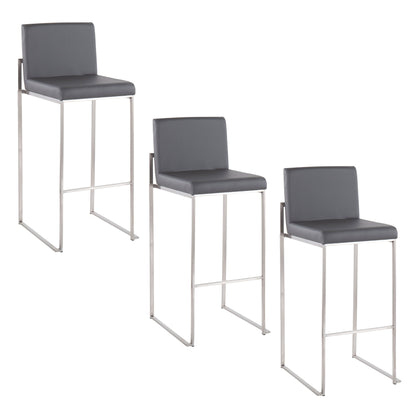 Fuji - Contemporary And Modern Elegance High Back Barstool