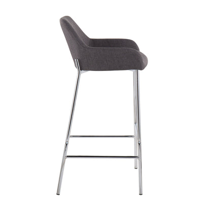 Daniella - Contemporary Fixed Height Bar Stool (Set of 2)