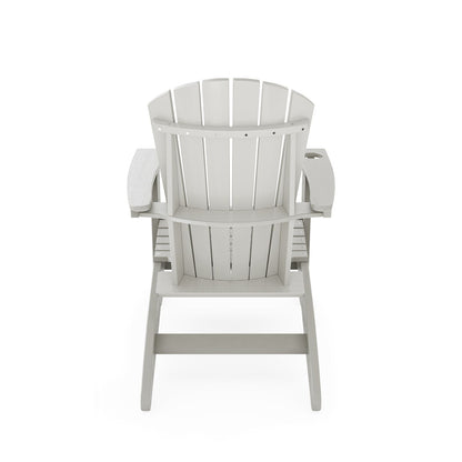 Adirondack Chair Sturdy HDPE Poly Lumber For Poolside, Patio, And Garden Relaxation