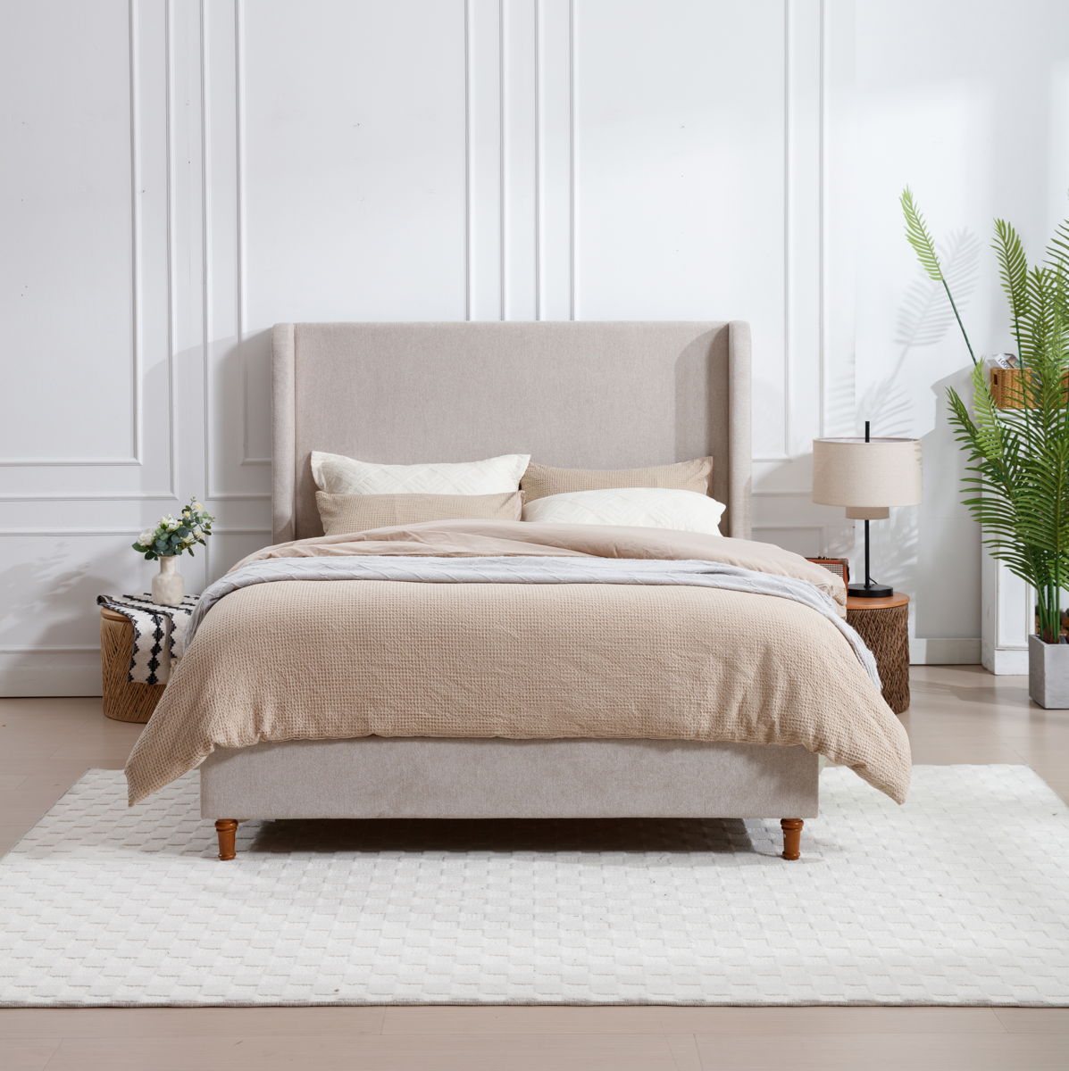 Harper - Tall Headboard Upholstered Bed