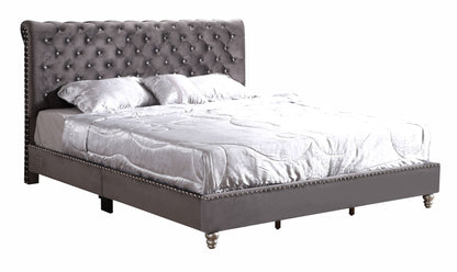 Elegant Transitional Upholstered Bed