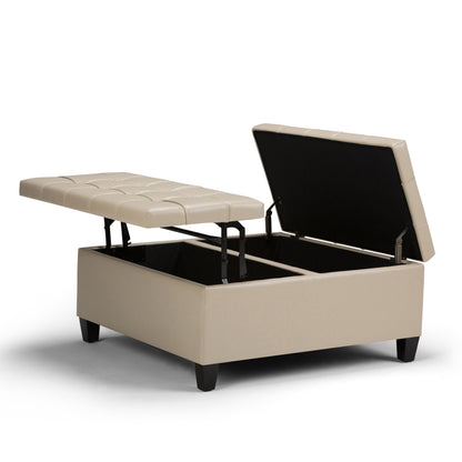 Harrison - Upholstered Coffee Table Storage Ottoman